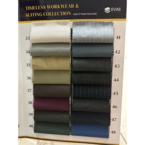 Warm & Cool Shirt & Suit Fabric Swatches | Evas Educations